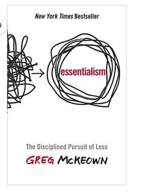 Barnes & Noble Essentialism Book- White, Black & Red Accents